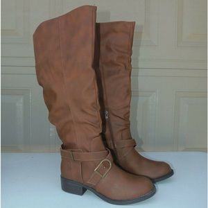APT 9 - WOMEN - MEDIRIAN BOOT - COGNAC (never worn)